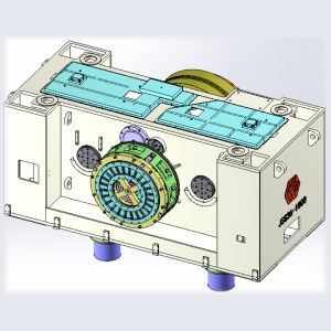 Dua poin roda gigi tekan mahkota