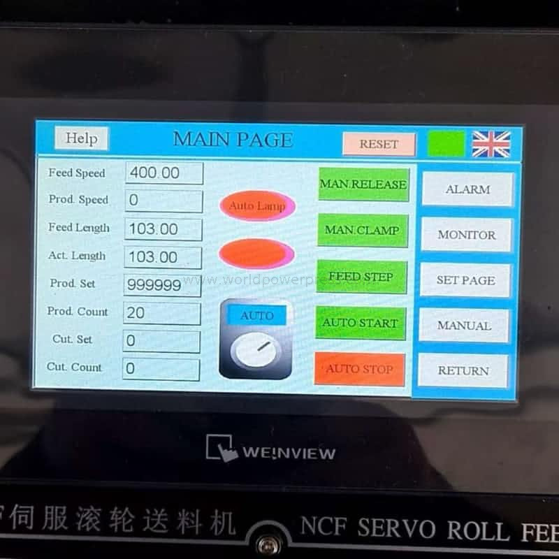 3,2mm ketebalan mesin roll strip logam